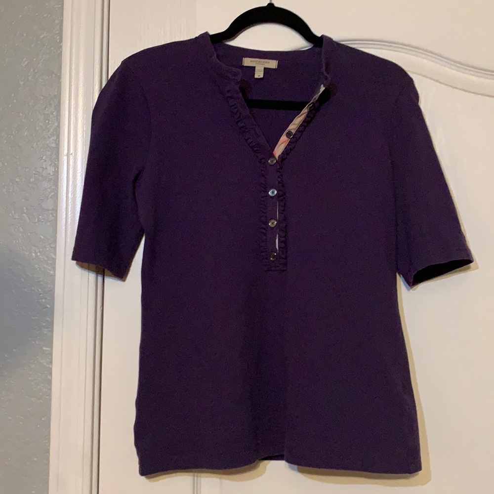 Purple Burberry Top